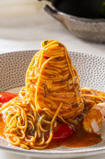 Tagliolini - Spaghetti alla puttanesca